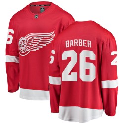 Riley Barber Detroit Red Wings Youth Fanatics Branded Red Breakaway Home Jersey