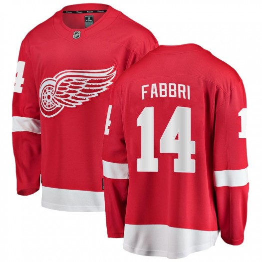 Robby Fabbri Detroit Red Wings Men's Fanatics Branded Red Breakaway Home Jersey