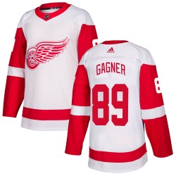 Sam Gagner Detroit Red Wings Men's Adidas Authentic White ized Jersey