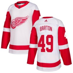Seth Barton Detroit Red Wings Men's Adidas Authentic White Jersey