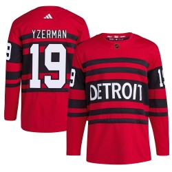 Steve Yzerman Detroit Red Wings Men's Adidas Authentic Red Reverse Retro 2.0 Jersey