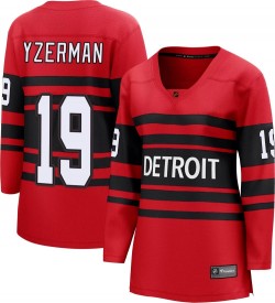 Steve Yzerman Detroit Red Wings Women's Fanatics Branded Red Breakaway Special Edition 2.0 Jersey