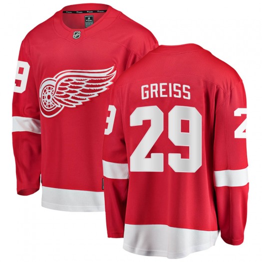 Thomas Greiss Detroit Red Wings Men's Fanatics Branded Red Breakaway Home Jersey