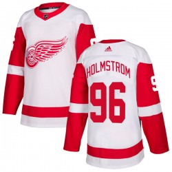 Tomas Holmstrom Detroit Red Wings Men's Adidas Authentic White Jersey