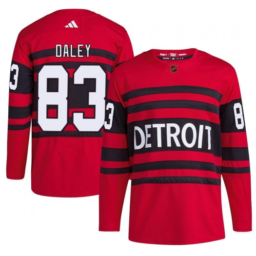 Trevor Daley Detroit Red Wings Men's Adidas Authentic Red Reverse Retro 2.0 Jersey