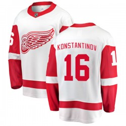 Vladimir Konstantinov Detroit Red Wings Youth Fanatics Branded White Breakaway Away Jersey